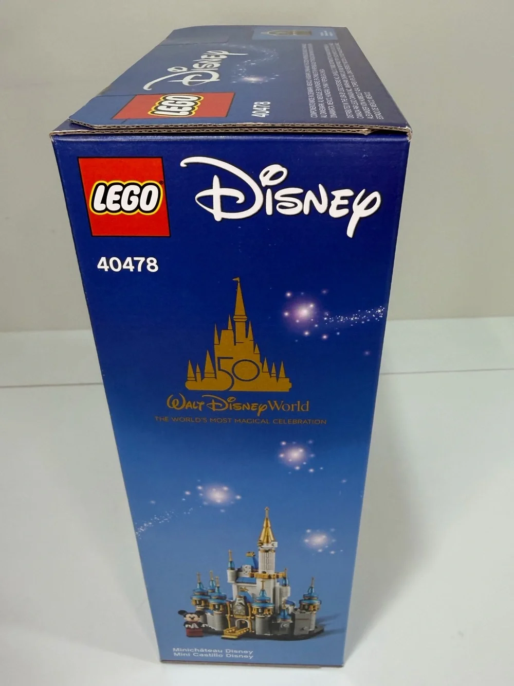 LEGO Disney Mini Disney Castle 40478 Walt Disney World 50th Anniversary NIB